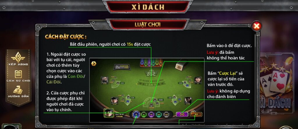 Hướng dẫn chắc chơi xì dách
